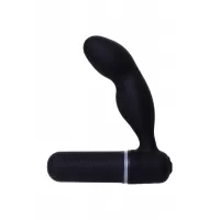 Стимулятор простаты Prostate Vibe - 10,5 см черный 