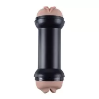 Двусторонний мастурбатор Training Master Double Side Stroker Mouth and Pussy телесный 