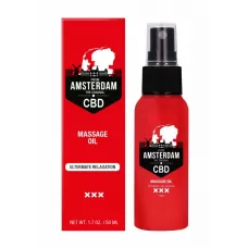 Стимулирующее массажное масло CBD from Amsterdam Massage Oil - 50 мл  