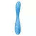 Голубой гибкий вибромассажер Satisfyer G-Spot Flex 4+ - 19 см голубой 