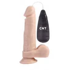 Телесный вибратор 7.8 Stud Realistic Dildo - 20 см телесный 