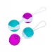 Разноцветные вагинальные шарики Orgasmic balls silicone разноцветный 