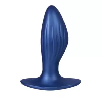 Синяя анальная пробка G Stuck Silicone Anal Plug - 12,5 см синий 