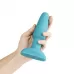 Голубая вибропробка с ротацией шариков RIMMING REMOTE CONTROL PLUG TEAL - 15,2 см голубой 