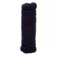 Чёрная веревка для связывания BONDX LOVE ROPE - 5 м черный 