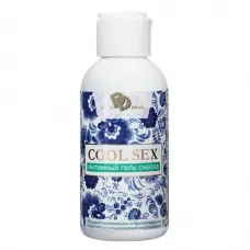 Интимная гель-смазка COOL SEX с легким пролонгирующим эффектом - 100 мл  