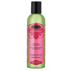 Массажное масло Naturals Strawberry Dreams с ароматом клубники - 59 мл  