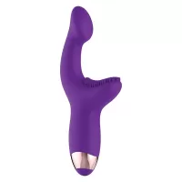 Фиолетовый массажёр для G-точки G-Spot Pleaser - 19 см фиолетовый 