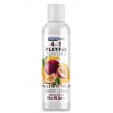 Массажный гель 4-в-1 Wild Passion Fruit с ароматом маракуйи - 29,5 мл  