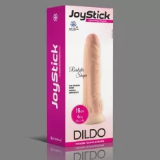 Телесный фаллоимитатор JoyStick на присоске - 16 см телесный 