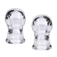 Прозрачные вакуумные зажимы на соски Tweak Nipple Sucker Set прозрачный 