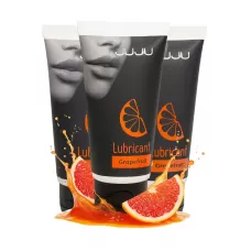 Набор из 3 съедобных лубрикантов JUJU со вкусом грейпфрута  