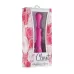 Розовый вибромассажёр с вращающейся головкой THE CHARLOTTE ROSE PINK INTERNAL ROTATION - 23 см розовый 