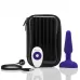Фиолетовая анальная вибропробка с 3 источниками вибрации TRIO REMOTE CONTROL PLUG  PURPLE - 13,5 см фиолетовый 