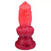 Красный фаллоимитатор  Акита large  - 27,5 см красный 