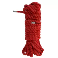 Красная веревка DELUXE BONDAGE ROPE - 10 м красный 