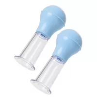 Набор для стимуляции сосков Nipple Pump Set - Size L прозрачный 