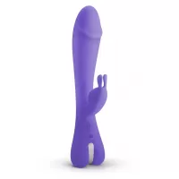 Фиолетовый вибратор-кролик Trix Rabbit Vibrator - 22,5 см фиолетовый 