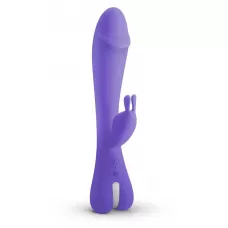 Фиолетовый вибратор-кролик Trix Rabbit Vibrator - 22,5 см фиолетовый 