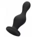 Черная анальная пробка Wave Butt Plug - 11,3 см черный 
