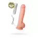 Реалистичный вибратор TOYFA RealStick Elite Vibro - 24 см телесный 