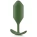 Пробка цвета хаки для ношения B-vibe Snug Plug 4 - 14 см хаки 