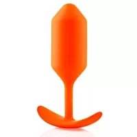 Оранжевая пробка для ношения B-vibe Snug Plug 3 - 12,7 см оранжевый 