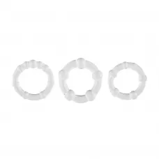 Набор из 3 эрекционных колец Erection Rings Set прозрачный 