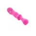 Розовый вибромассажёр с вращающейся головкой THE CHARLOTTE ROSE PINK INTERNAL ROTATION - 23 см розовый 