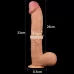 Гигантский фаллоимитатор на присоске King-Sized - 33 см телесный 