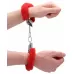 Пушистые красные наручники OUCH! Red красный 