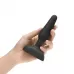 Чёрная анальная вибропробка с 3 источниками вибрации TRIO REMOTE CONTROL PLUG BLACK - 13,5 см черный 