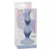 Голубая анальная пробка Curved Anal Plug Blue - 12,5 см голубой 