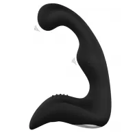 Чёрный перезаряжаемый массажёр простаты BOOTY PLEASER черный 