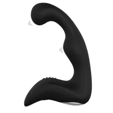 Чёрный перезаряжаемый массажёр простаты BOOTY PLEASER черный 
