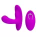 Лиловый вибромассажёр с движущимися шариками Magic Finger лиловый 