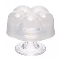 Клиторальный стимулятор Iroha Petit Plum прозрачный 