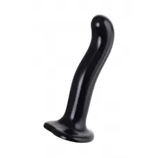 Черный стимулятор для пар P G-Spot Dildo Size L - 19 см черный 