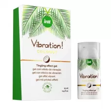 Возбуждающий гель с ароматом кокоса Vibration Coconut - 15 мл  