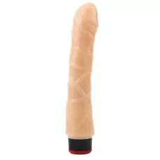 Телесный вибратор 9 Vibrating Dildo NO.2 - 22 см телесный 