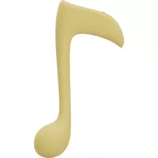 Желтый женский стимулятор Happy Note желтый 