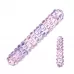 Двухцветный стик Purple Rose Nubby - 17,5 см розовый 