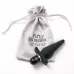 Черная анальная пробка с вибрацией Delicious Fullness Vibrating Butt Plug - 14 см черный 