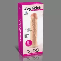 Телесный фаллоимитатор на присоске JoyStick - 18 см телесный 