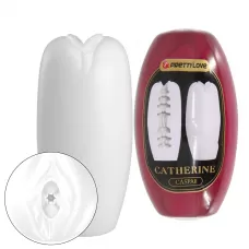 Белый мастурбатор-вагина Catherine белый 