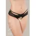 Эротические трусики Lust с интимным доступом черный 46-48
