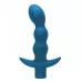 Бирюзовый анальный вибромассажёр Naughty - 14,5 см бирюзовый 