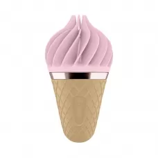 Вибратор-спиннер с розовыми лепестками Satisfyer Sweet Treat телесный с розовым 