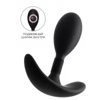 Черная анальная втулка Tord M - 10,5 см черный 