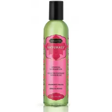Массажное масло Naturals Strawberry Dreams с ароматом клубники - 236 мл  